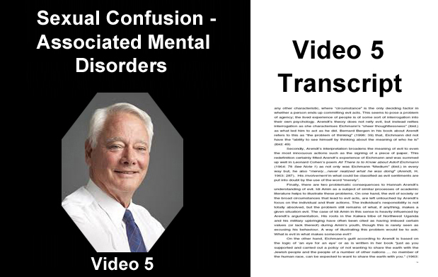 Sexual Confusion Mental Disorders - Transcript